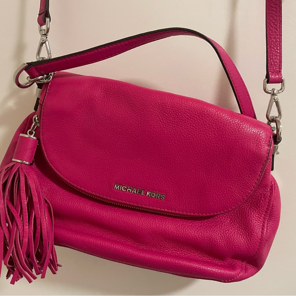 Michael Kors Pink Leather Shoulder Bag